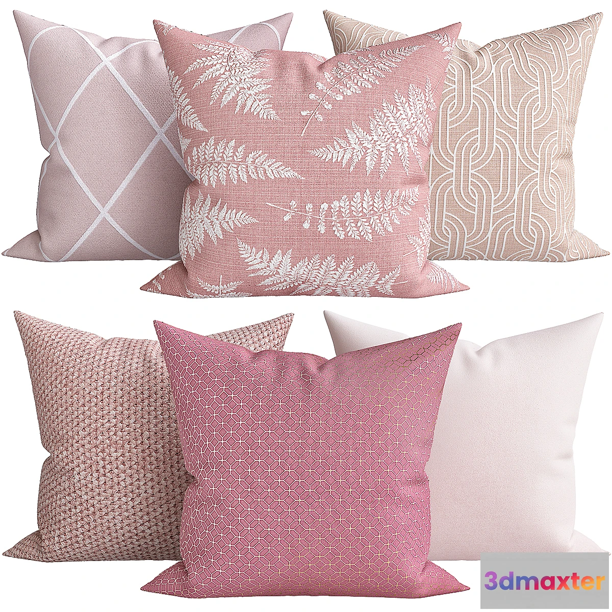 1456358 - Decorative Pillows v003 3D Max