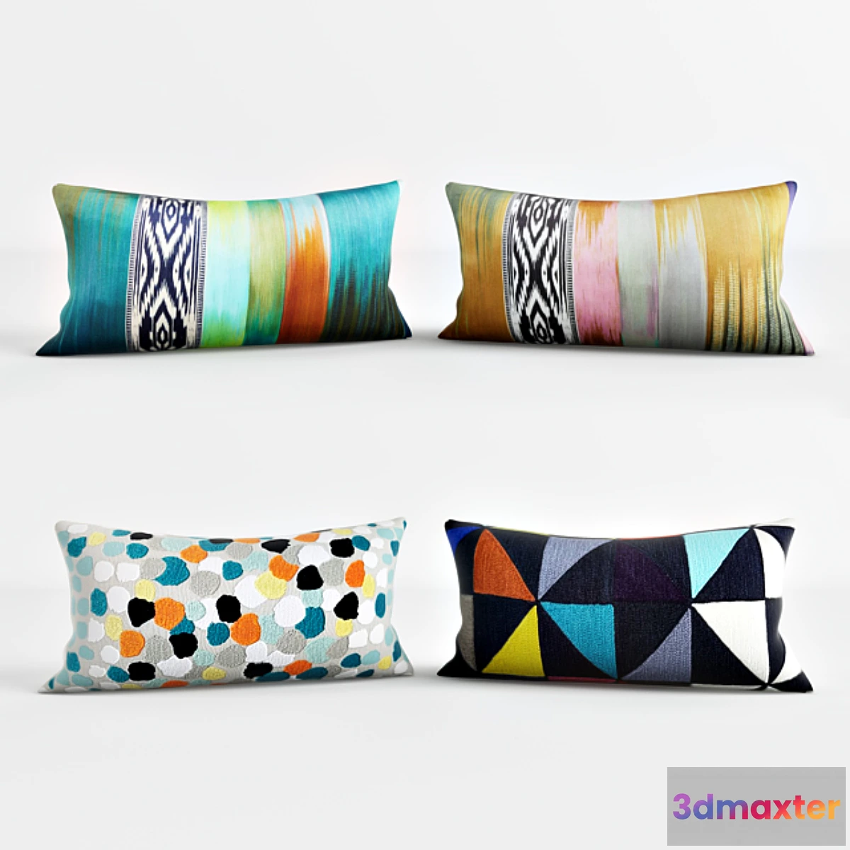 1457282 - Pillow Set 010 3D Max