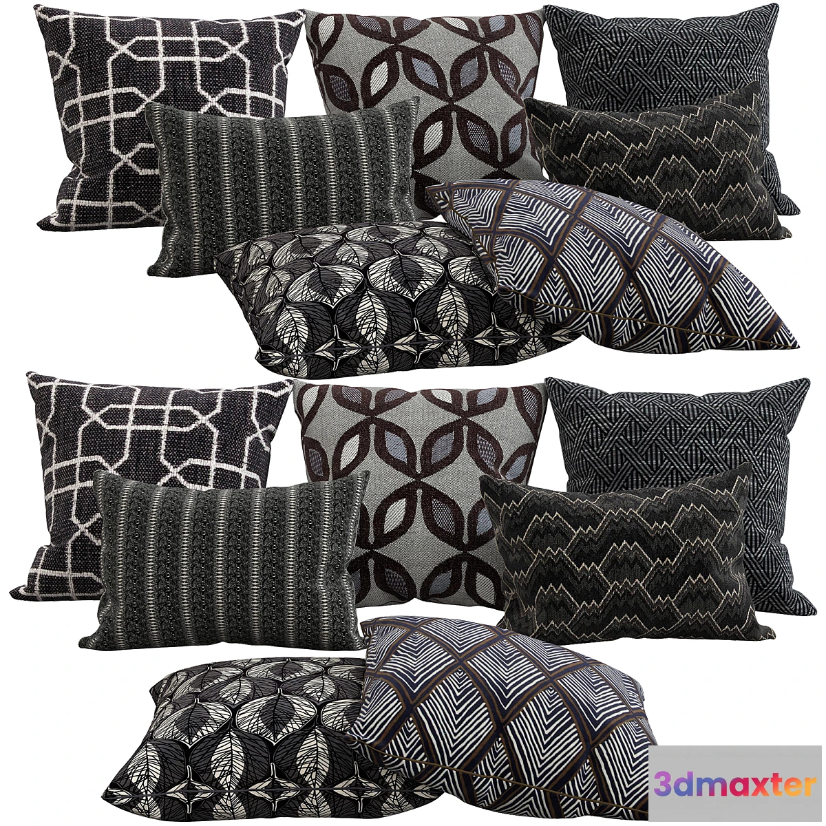 1459884 - Decorative pillows 46 3D Max