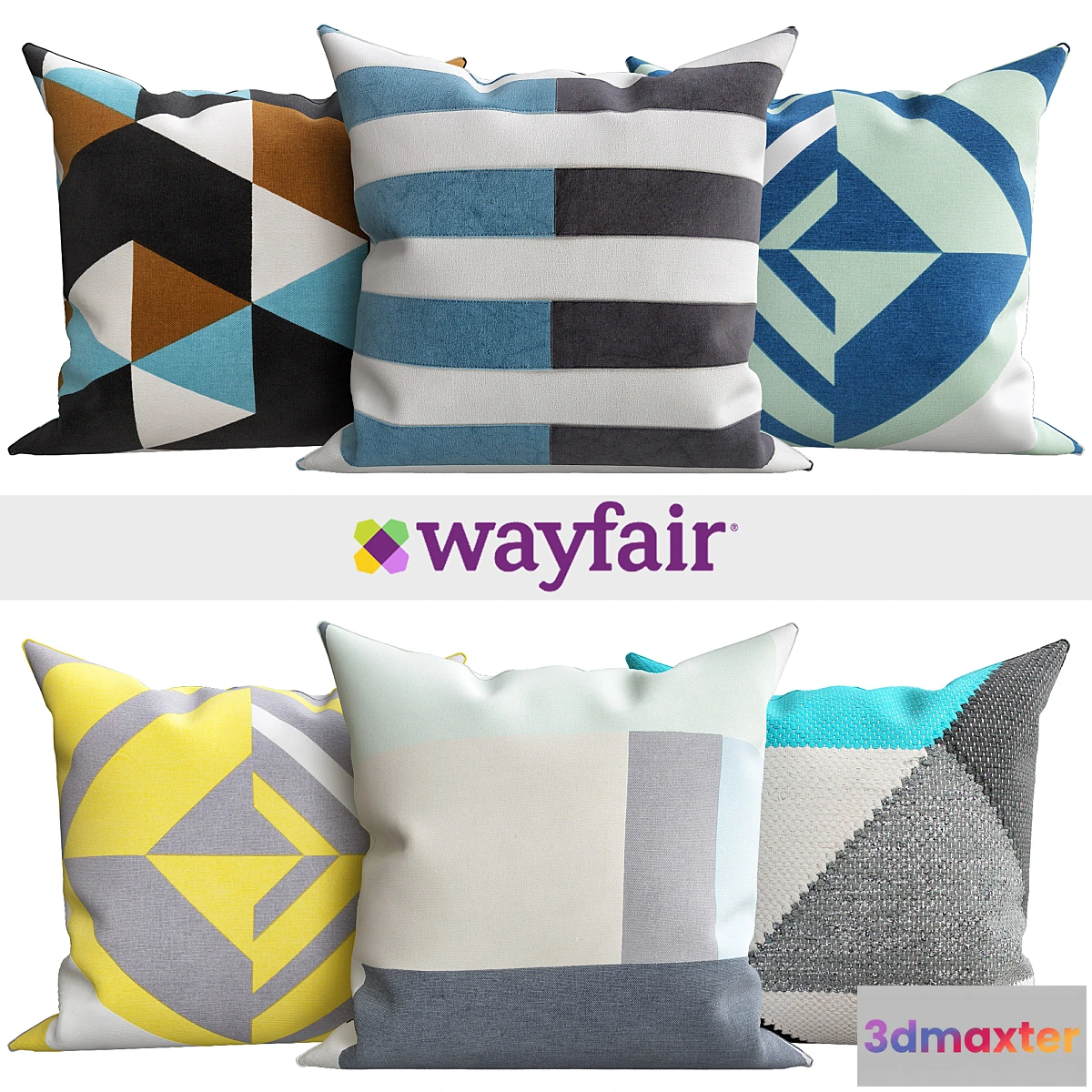 1460646 - Decorative pillows from Wayfair shop 3D Max