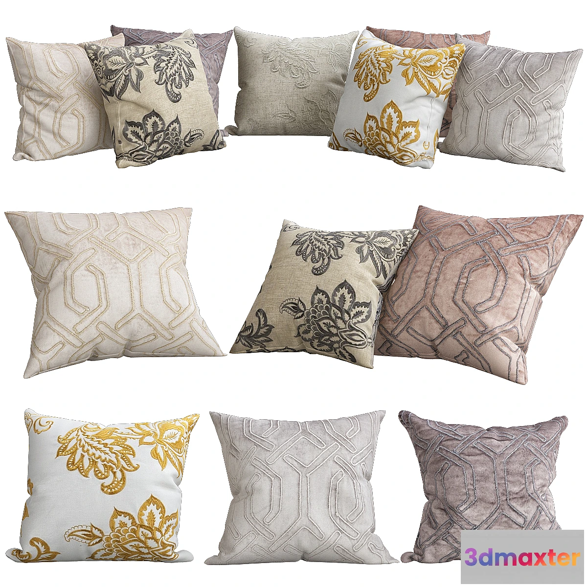 1463790 - Pillows for sofa Premium PRO No. 141 3D Max