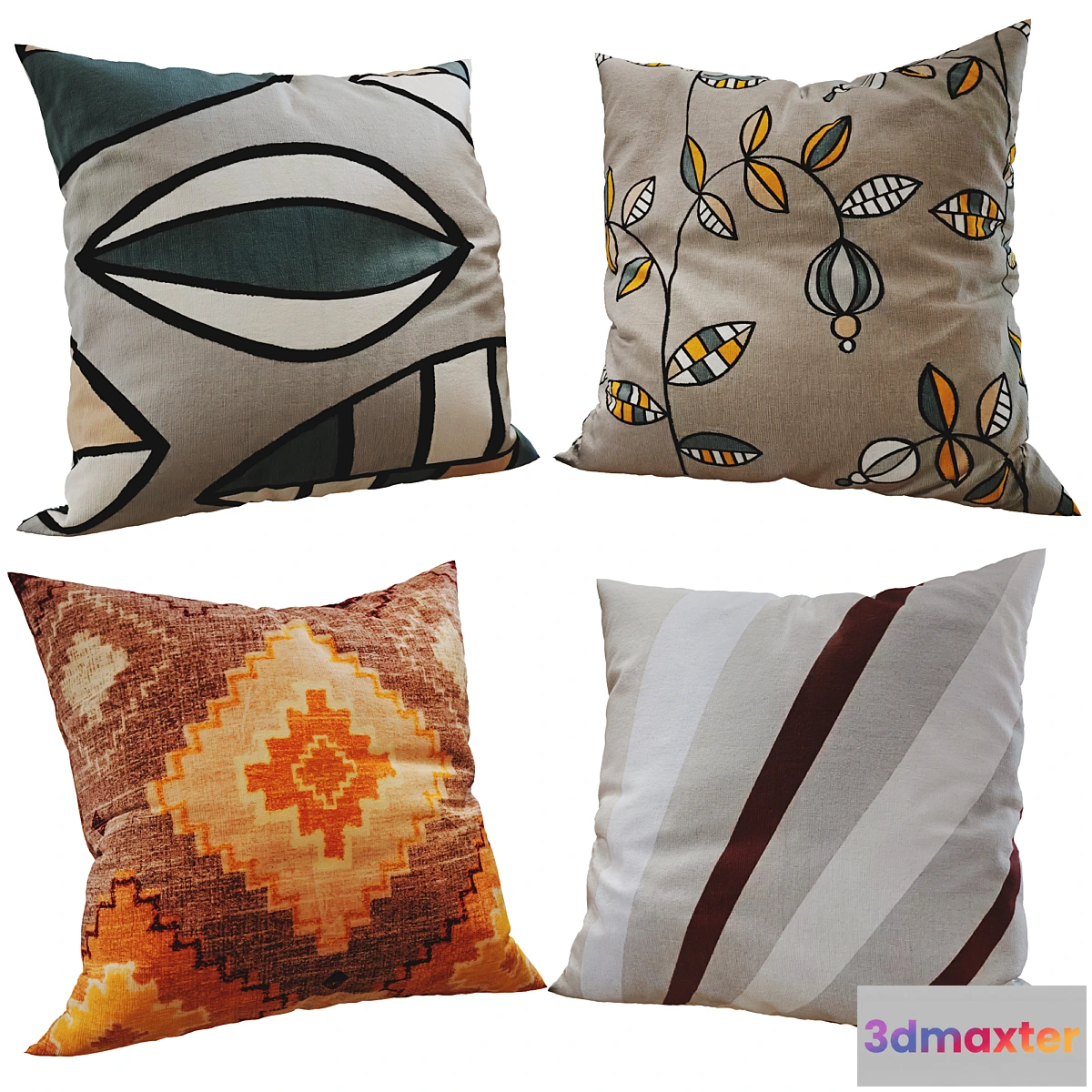 1464958 - Decorative pillows set 249 3D Max