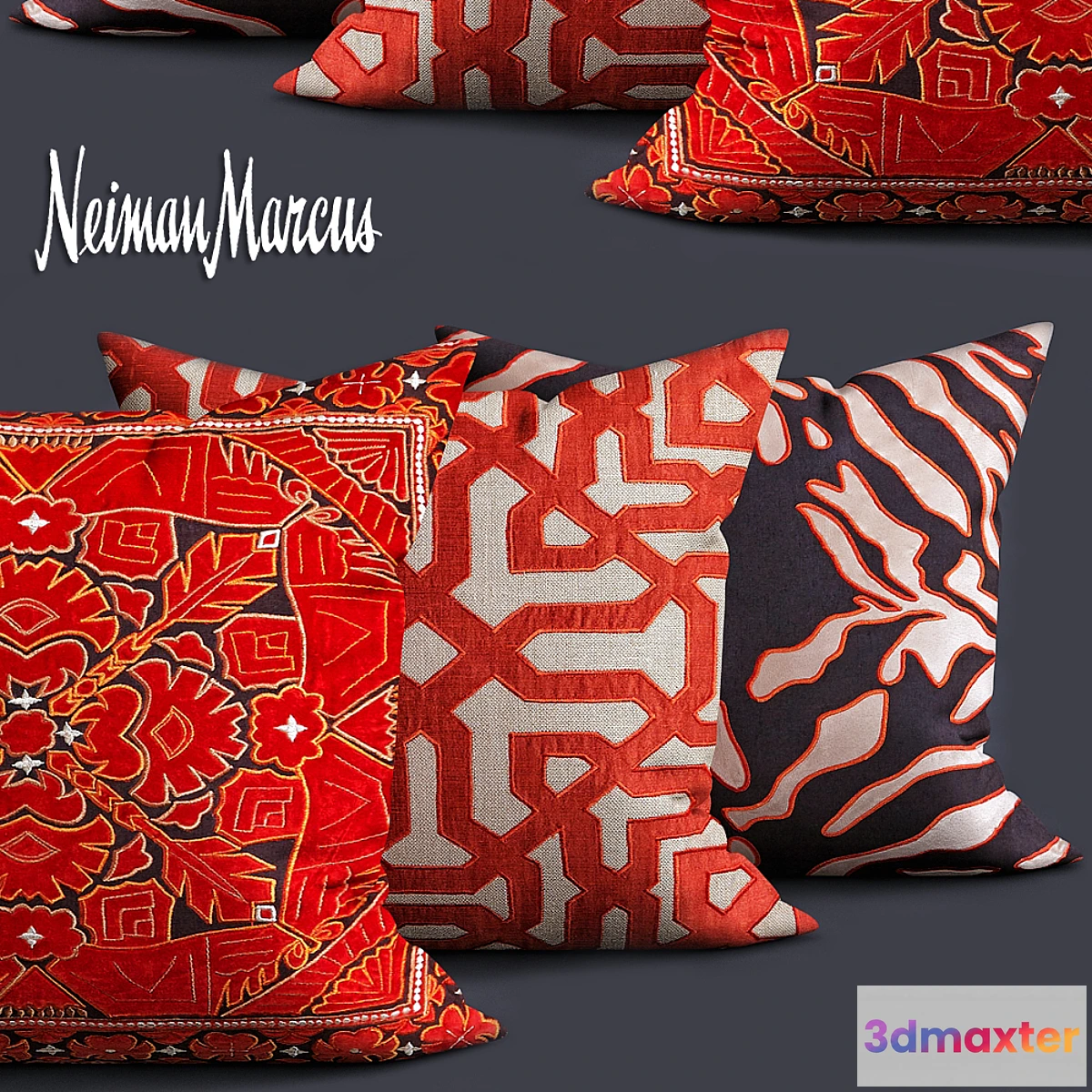 1465882 - Marrakesh pillows 3D Max