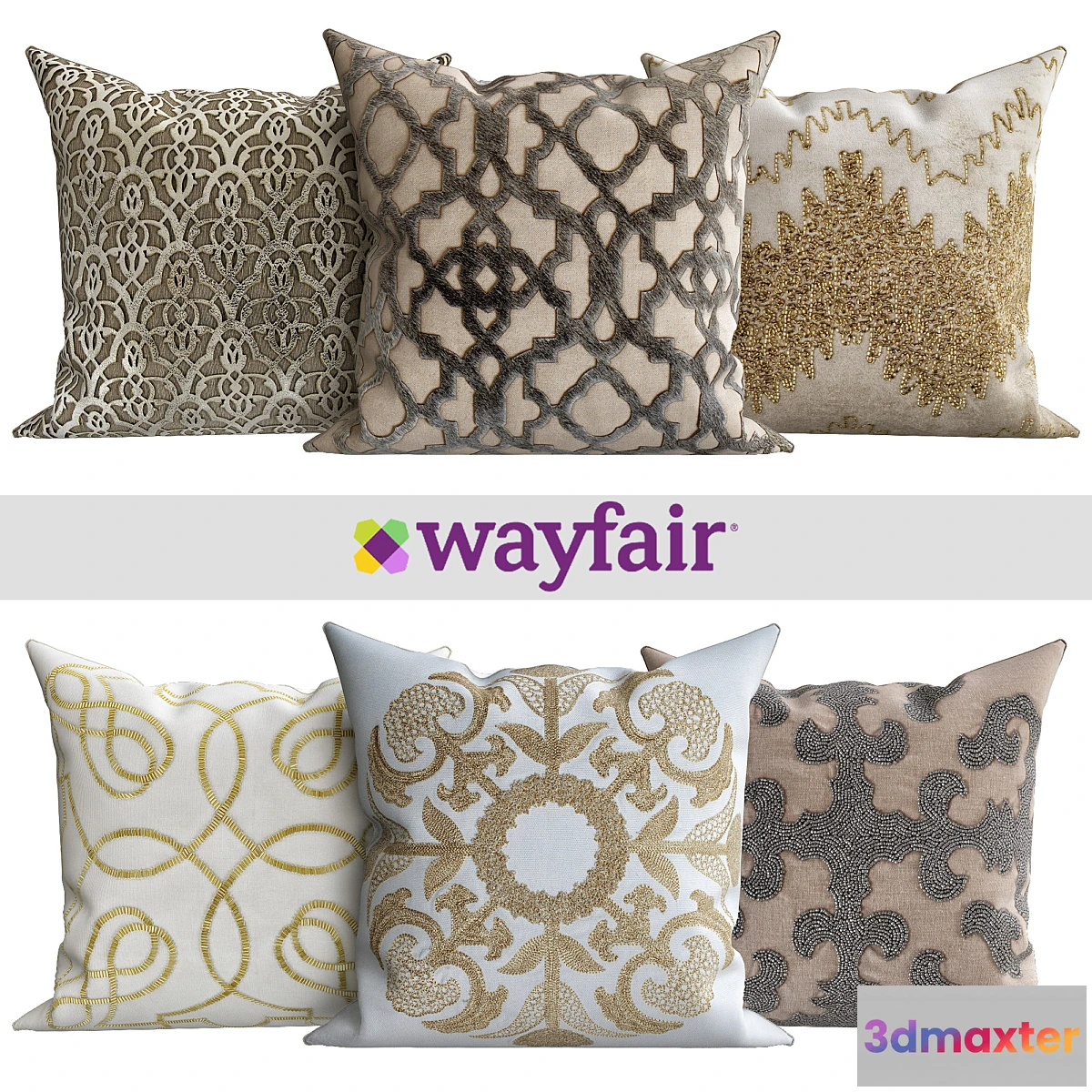 1466290 - Decorative pillows from Wayfair shop 3D Max