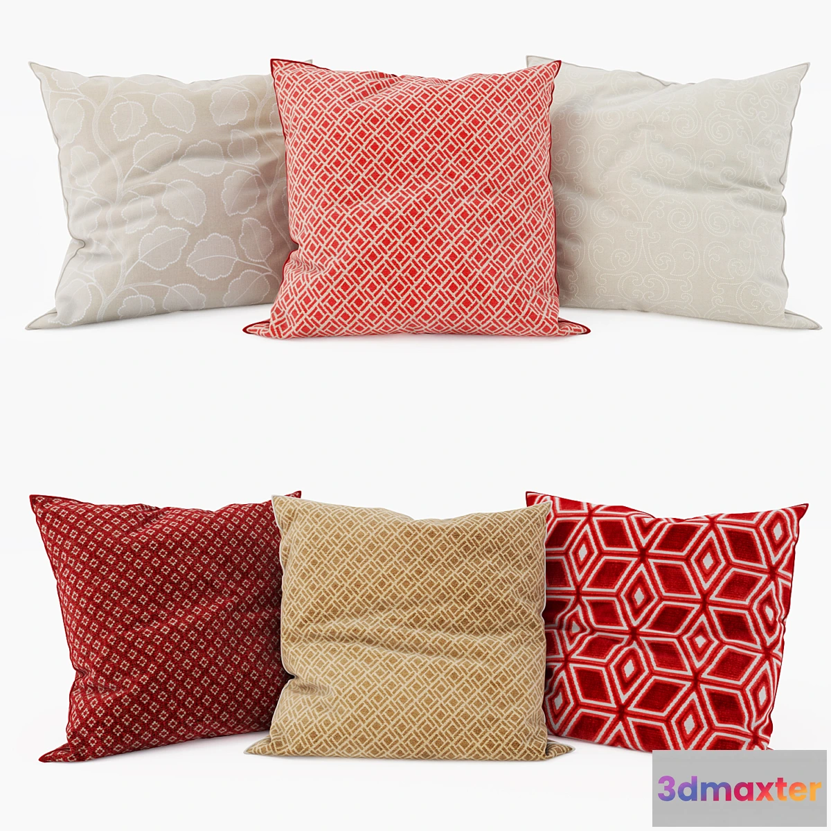1466614 - Thibaut - Decorative Pillows set 4 3D Max