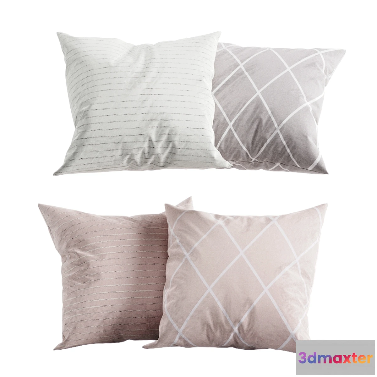 1473368 - H&M Home Pastel Pillow Set 3D Max