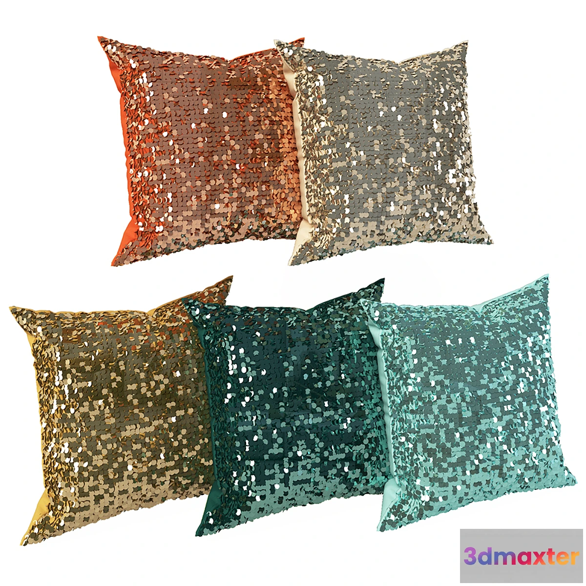 1473898 - Shiny pillows 3D Max