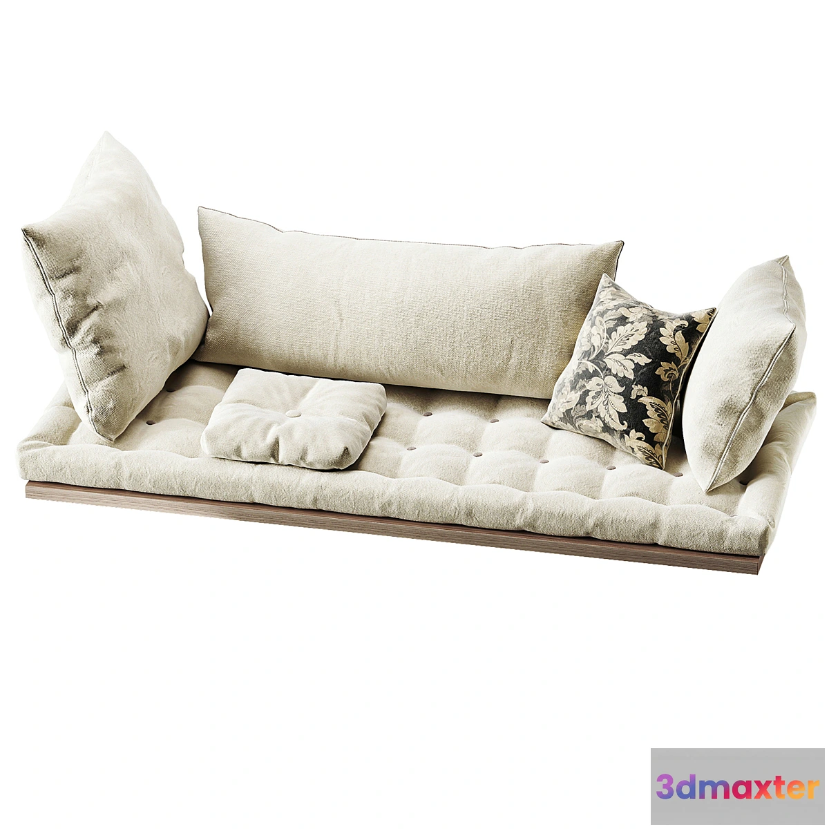 1477668 - Pillows set on the windowsill in the hallway 3D Max