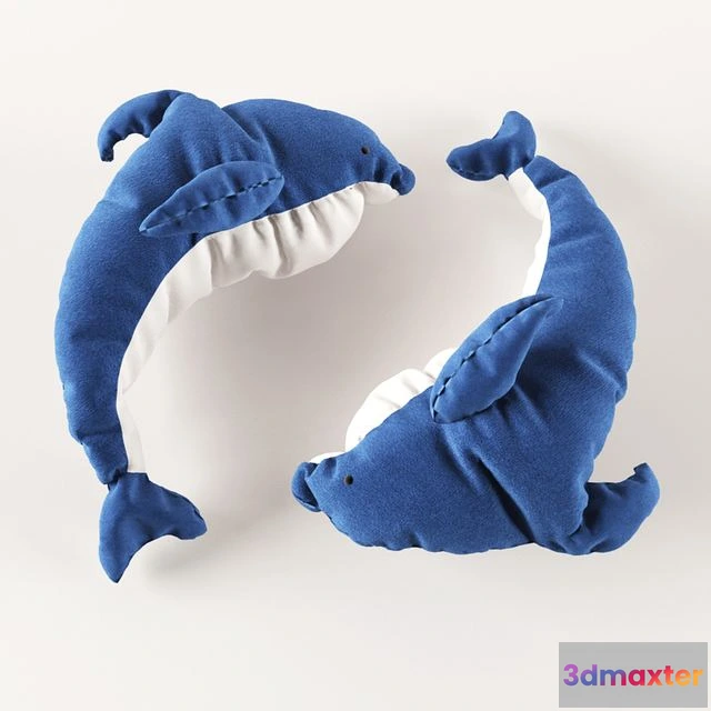 1541795 - dolphin pillow 3D Max
