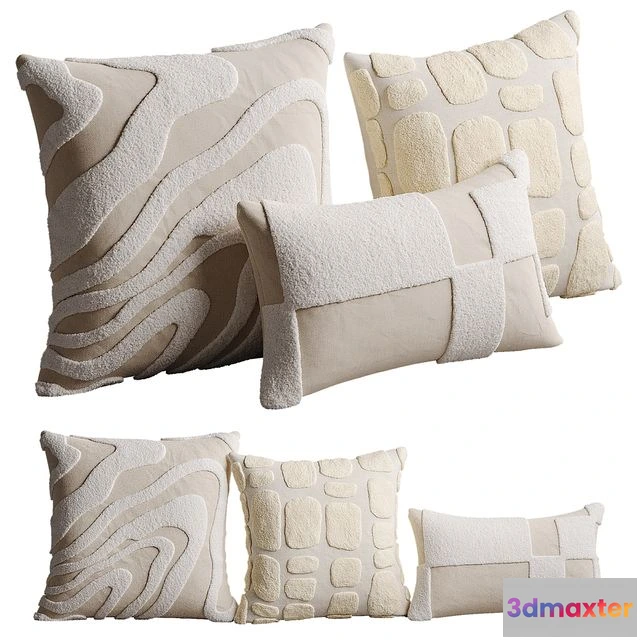 1550067 - La Redoute pillow set 3D Max