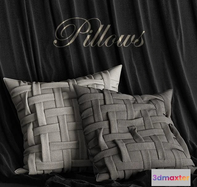 1567718 - Pillows fabric 3D Max