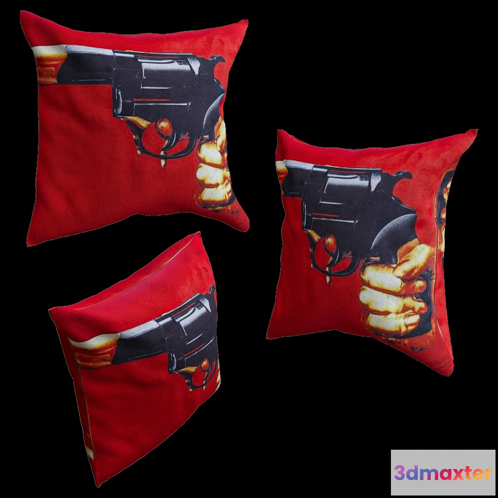 1603570 - SELETTI - Cushion Revolver 3D Max