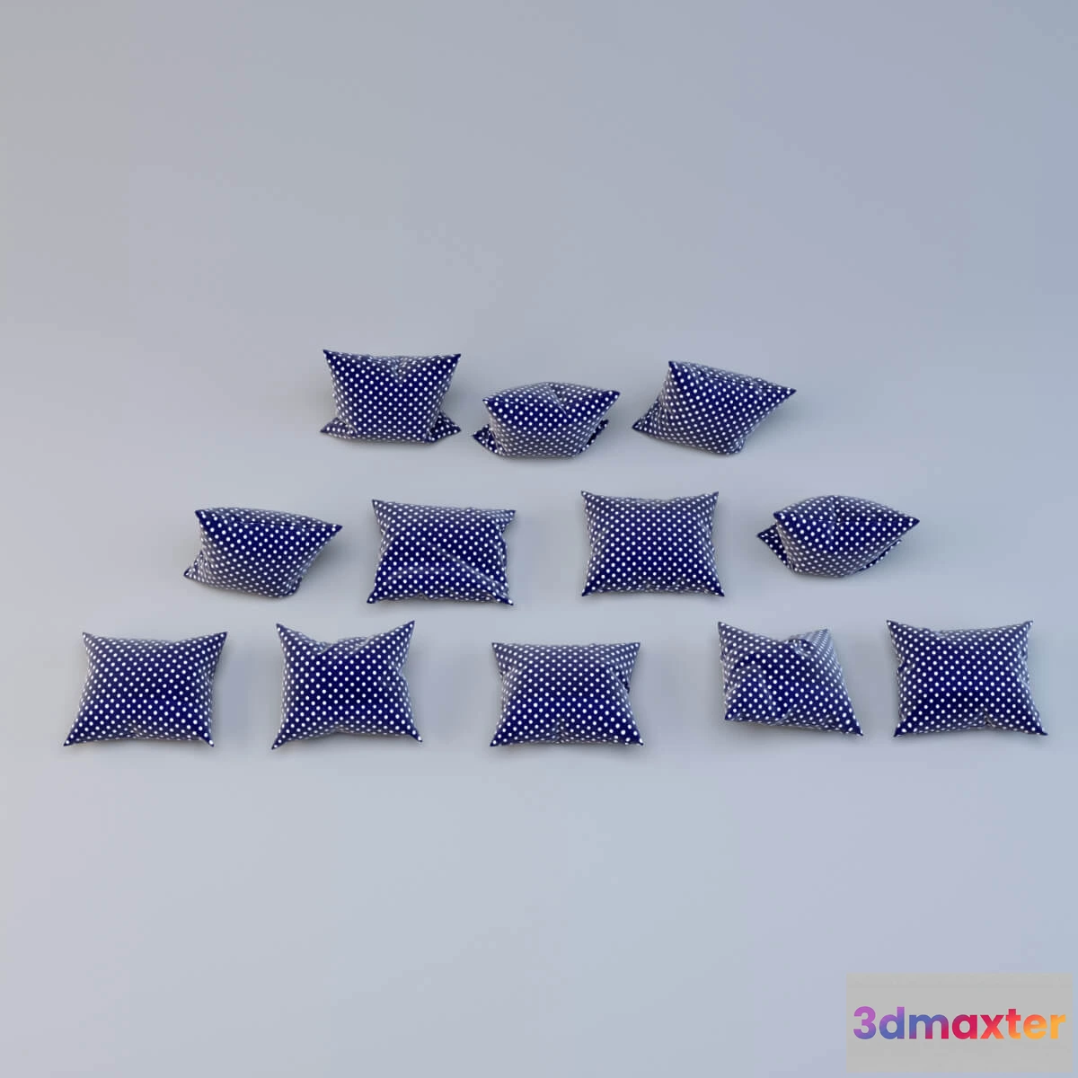 1603572 - decoration - Pillows collection 02 3D Max