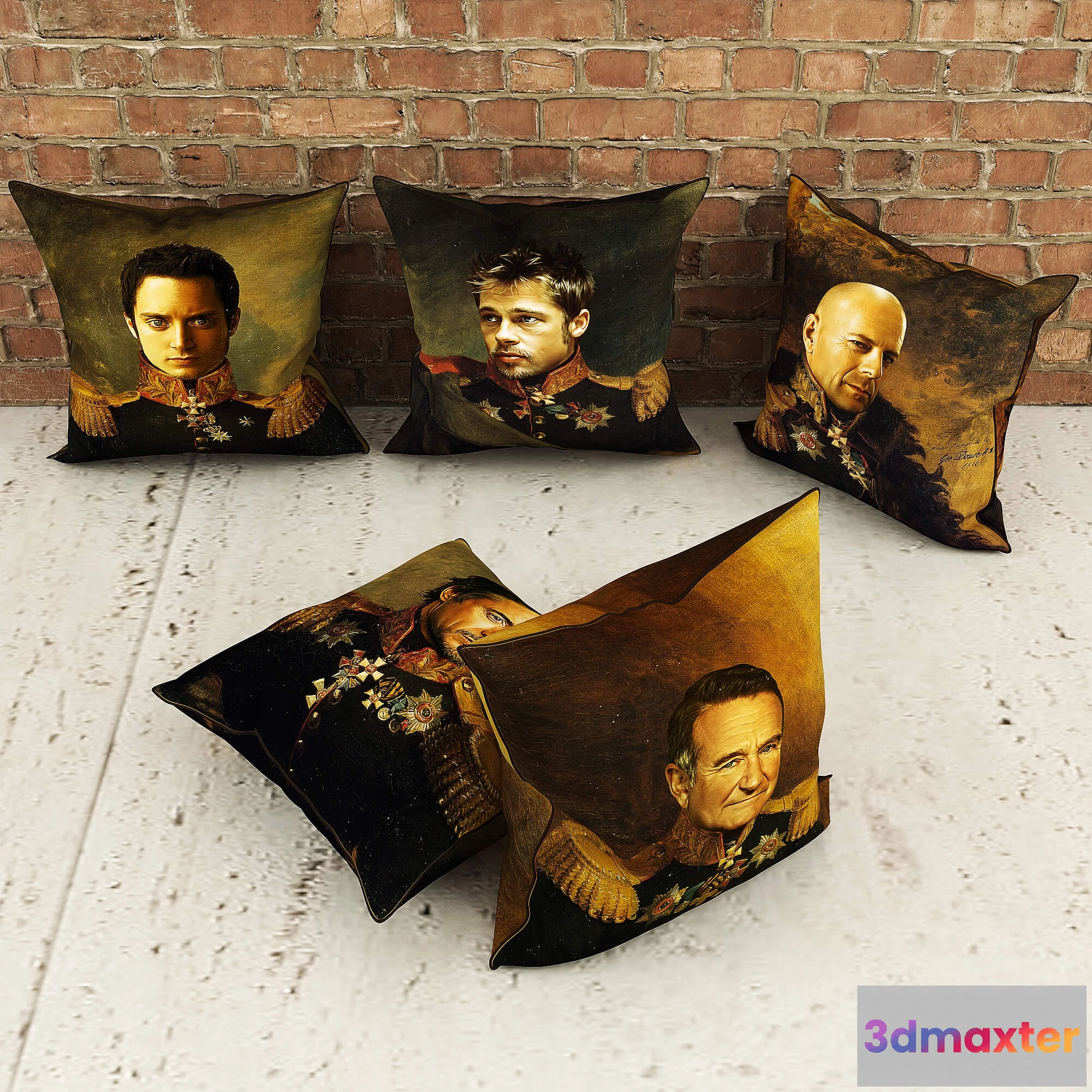 1603586 - decoration - Pillows collection 125 3D Max