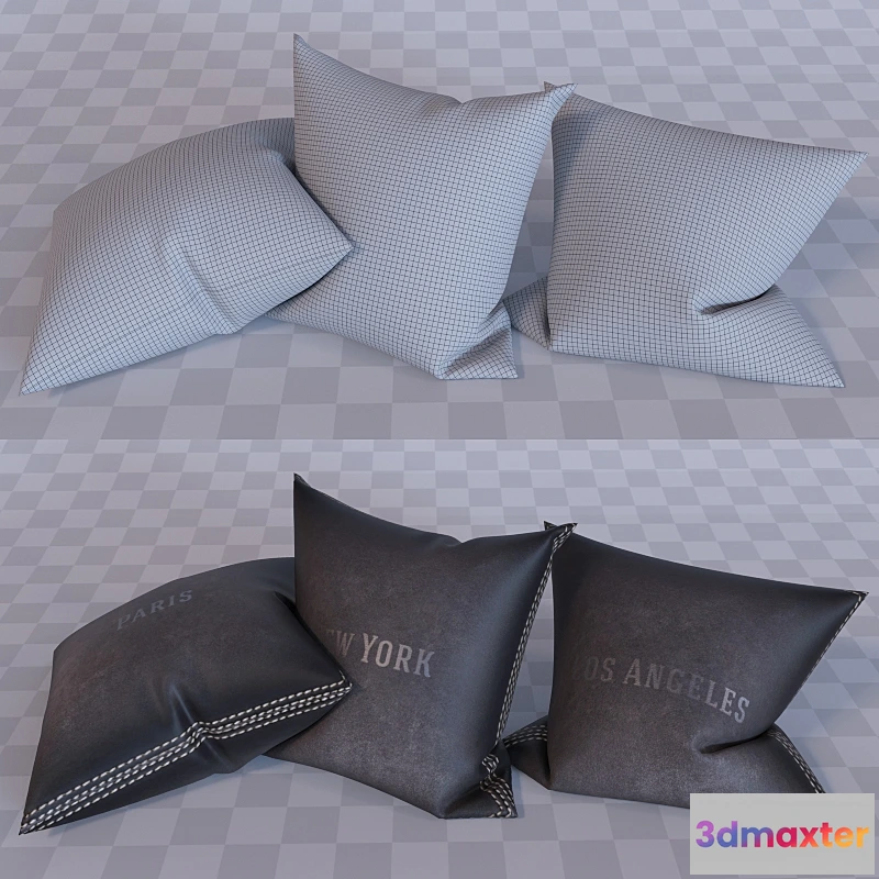 1603598 - decoration - Pillows collection 109 3D Max