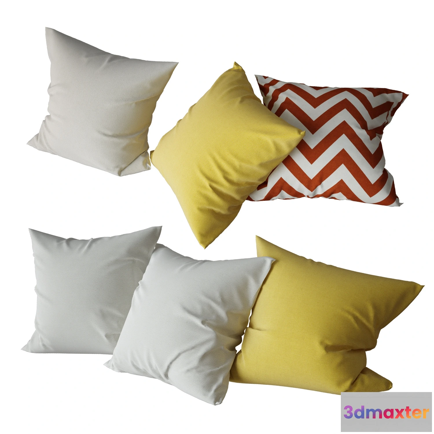 1603606 - decoration - Pillows collection 55 3D Max