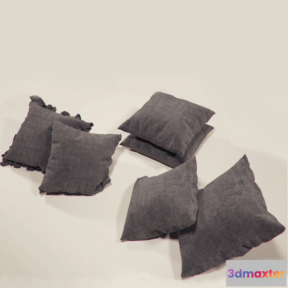 1603608 - decoration - Pillows collection 33 3D Max