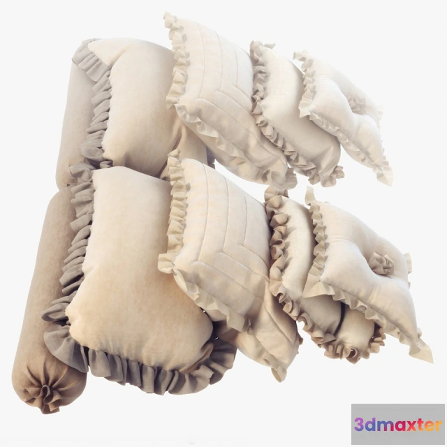 1603610 - decoration - Pillows 13 3D Max