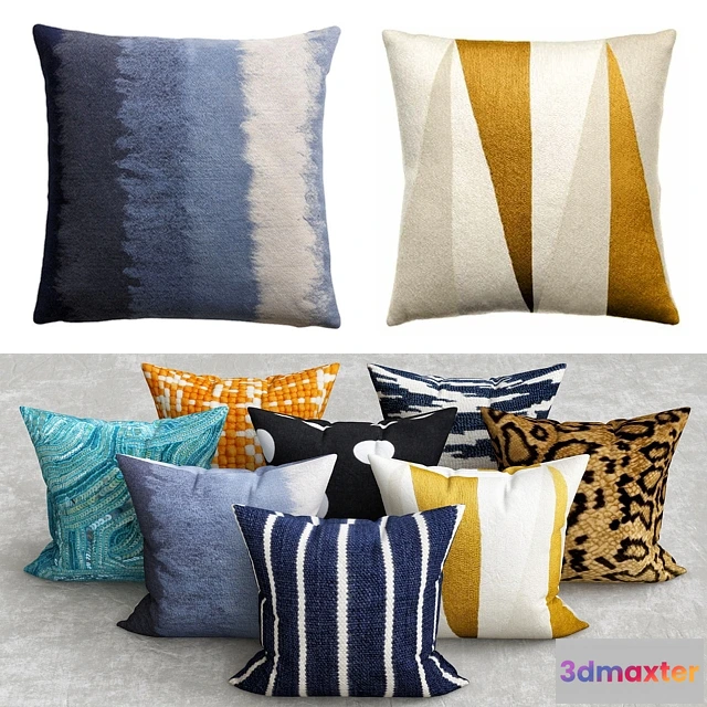 1603612 - decoration - Pillows collection 105 3D Max