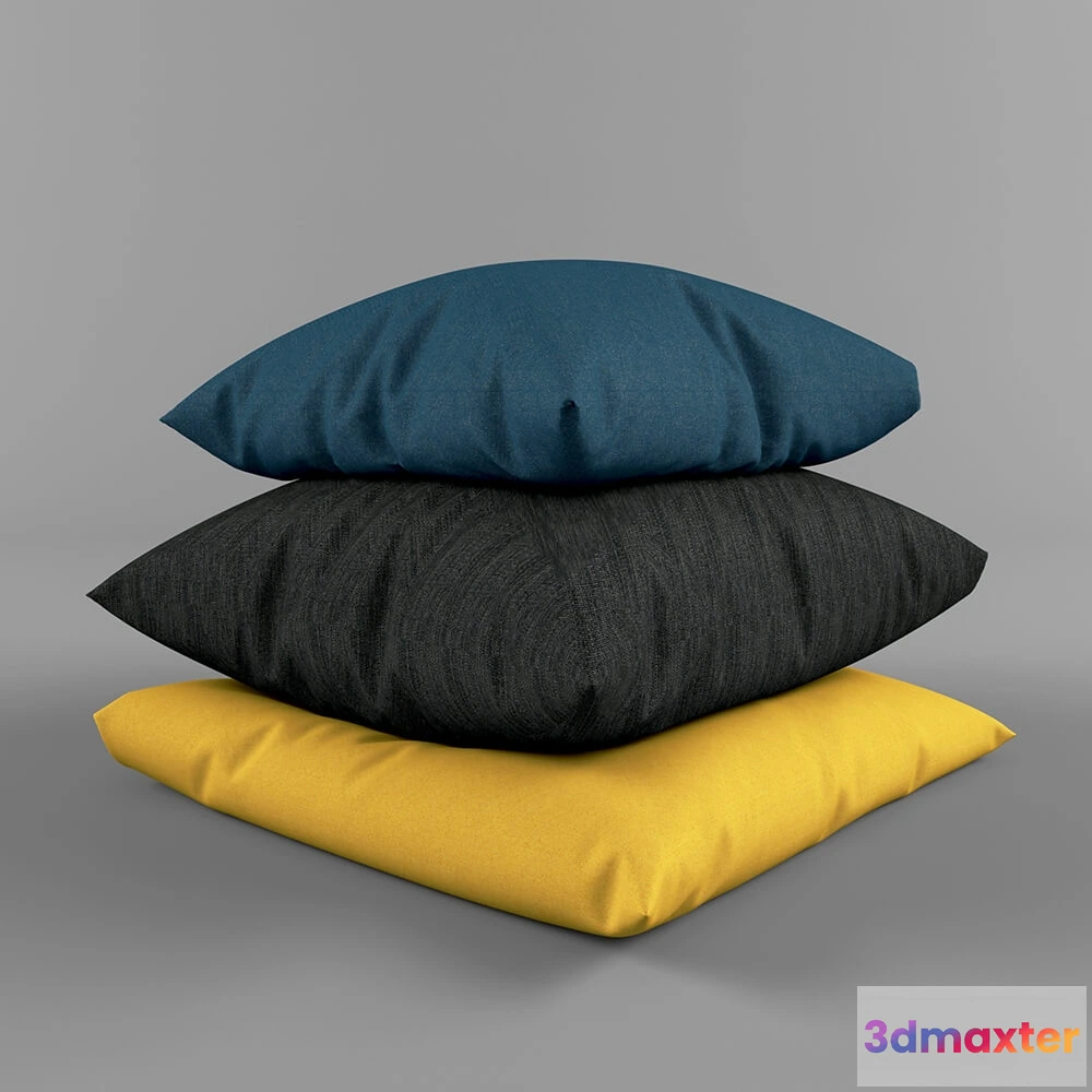 1603620 - decoration - Colorful pillows 51 3D Max