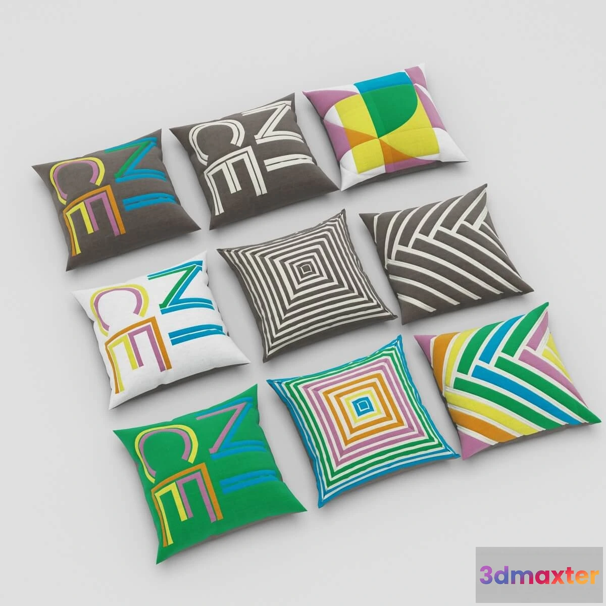 1603638 - decoration - Pillows 62 3D Max