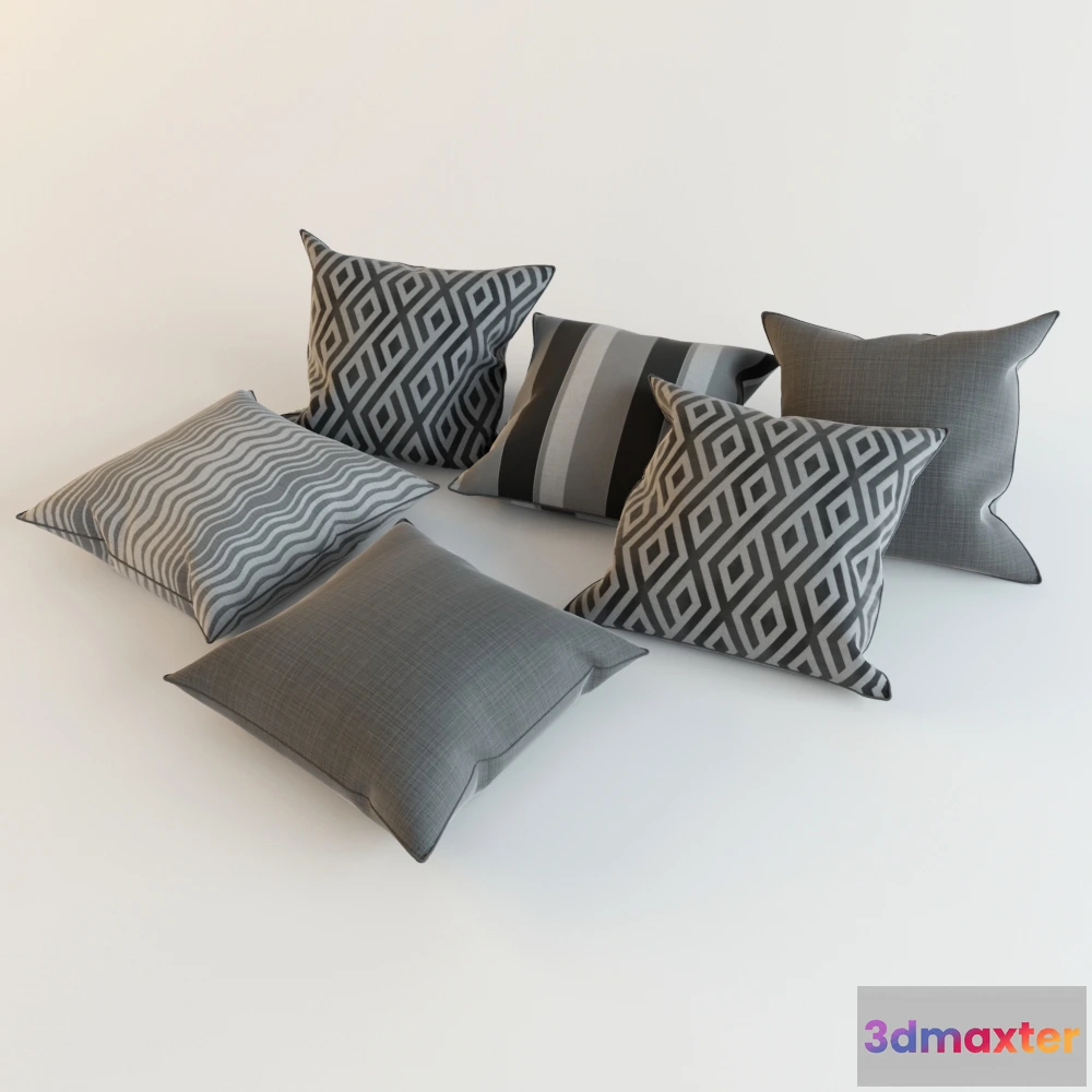 1603646 - decoration - Pillows 6 3D Max