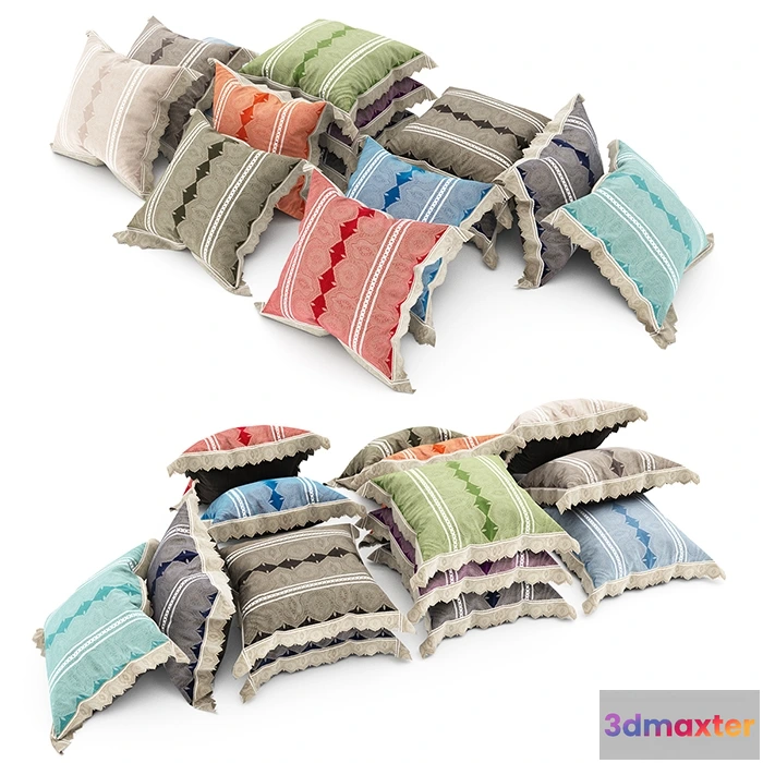 1603664 - decoration - Pillows collection 79 3D Max