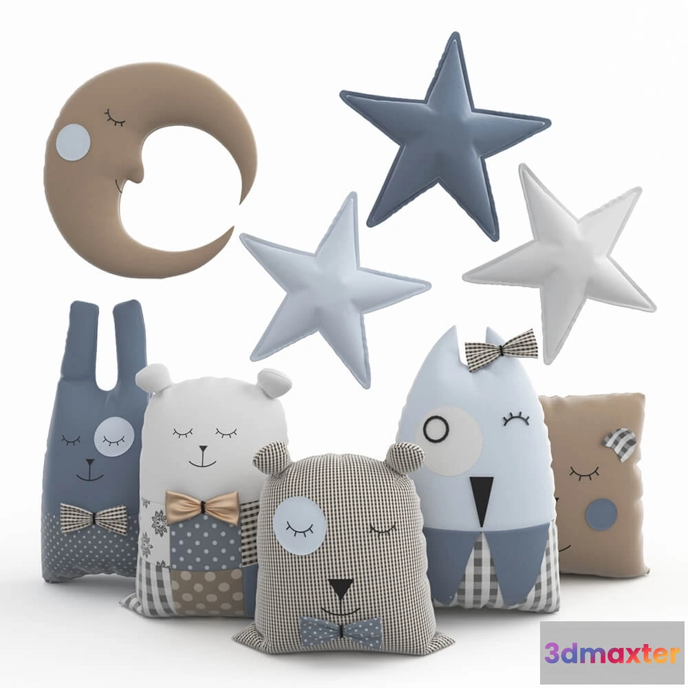 1603672 - decoration - Pillows toys 3D Max
