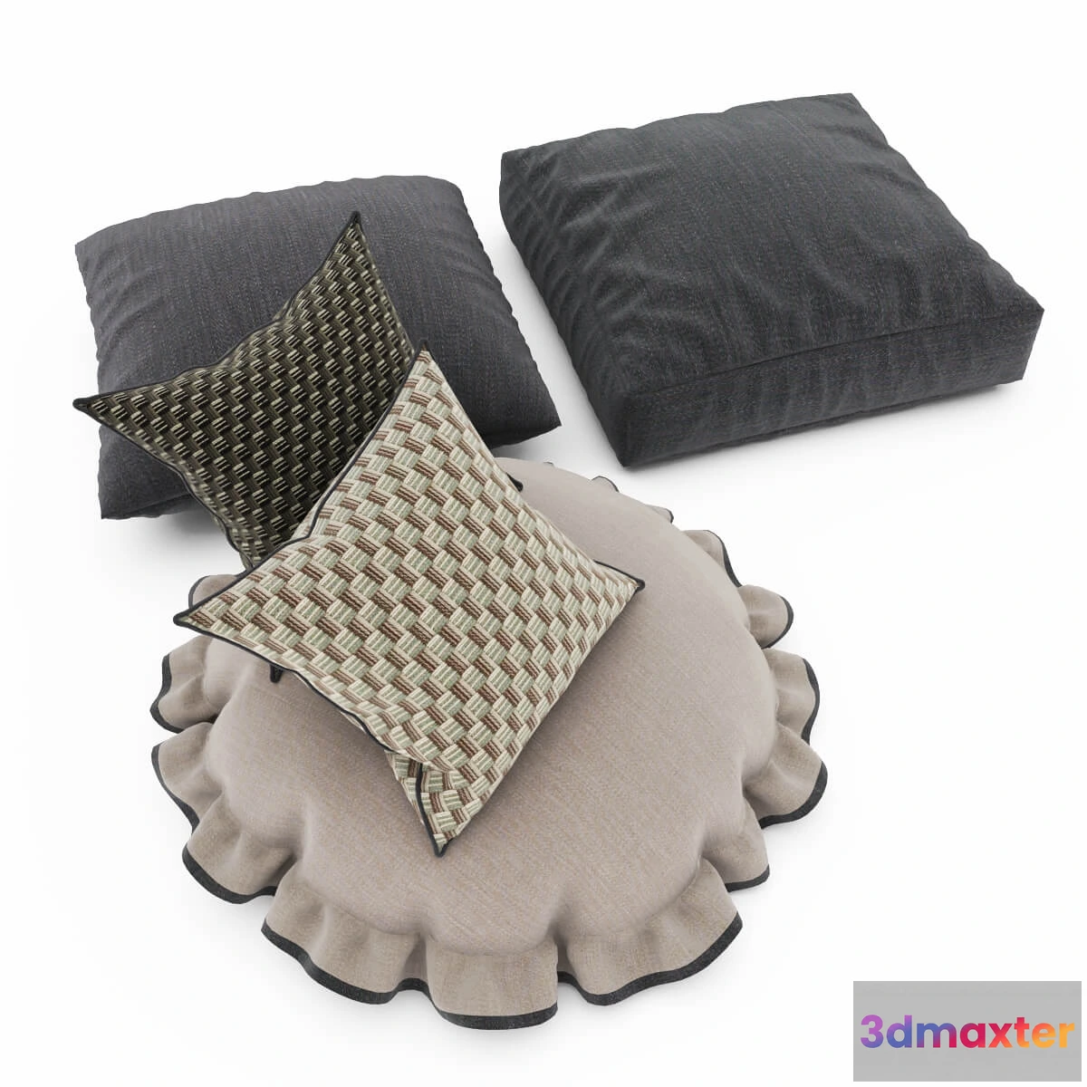 1603674 - decoration - Pillows collection 103 3D Max