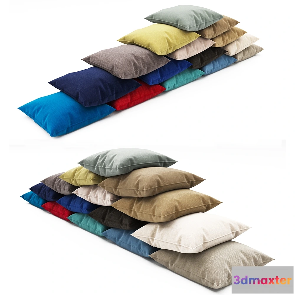 1603682 - decoration - Pillows collection 91 3D Max