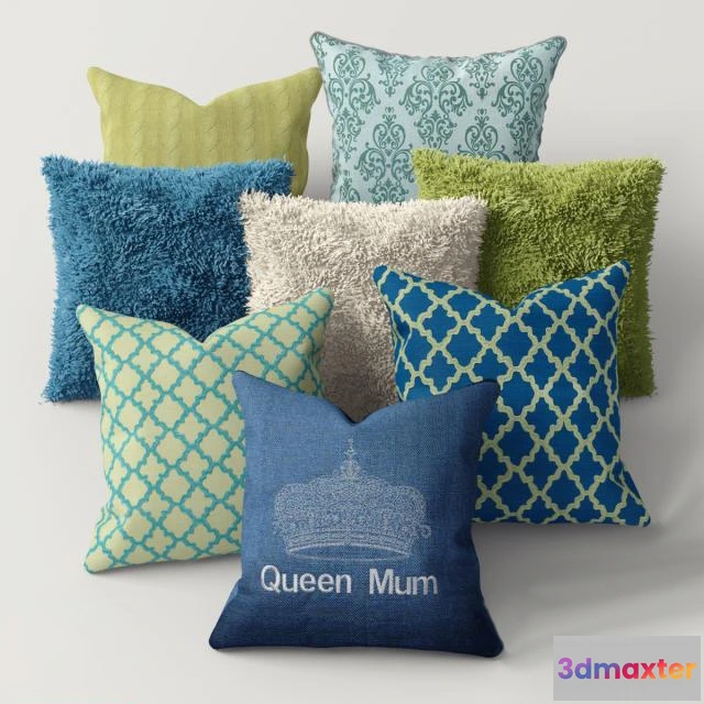 1603694 - decoration - Cushions 3D Max