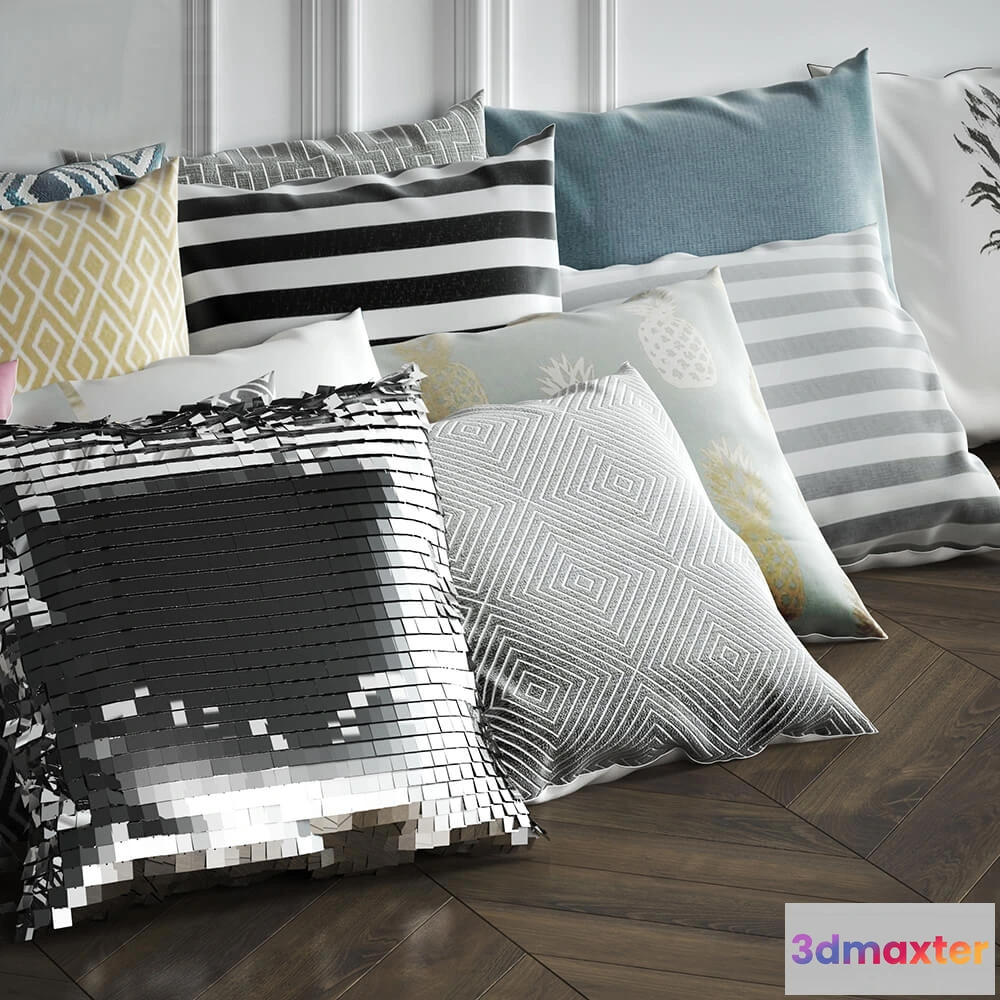 1603714 - decoration - H and M Pillow 32 Pack 3D Max