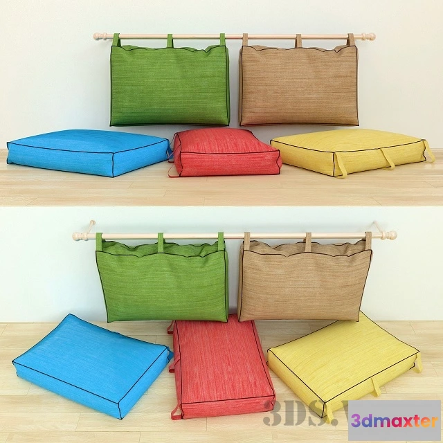1603728 - decoration - Cushions 3D Max
