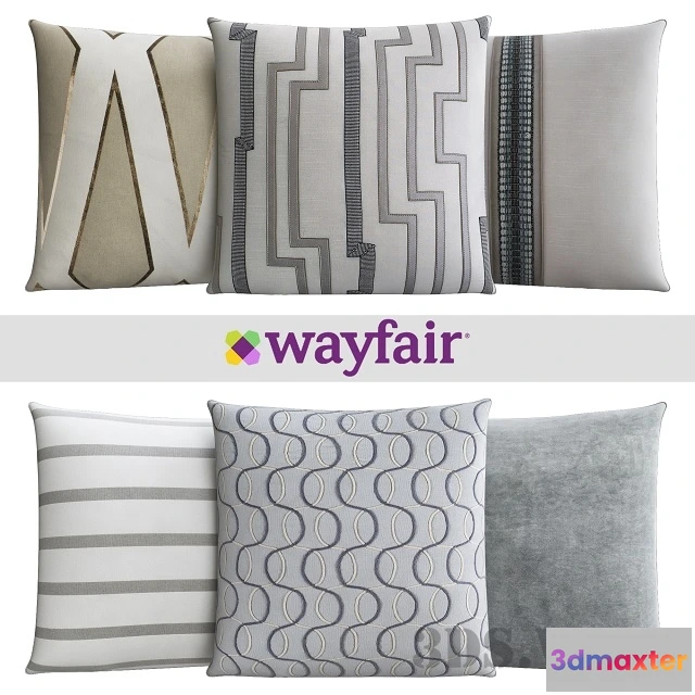 1603746 - decoration - Throw pillows from Wayfair Shop 4 3D Max