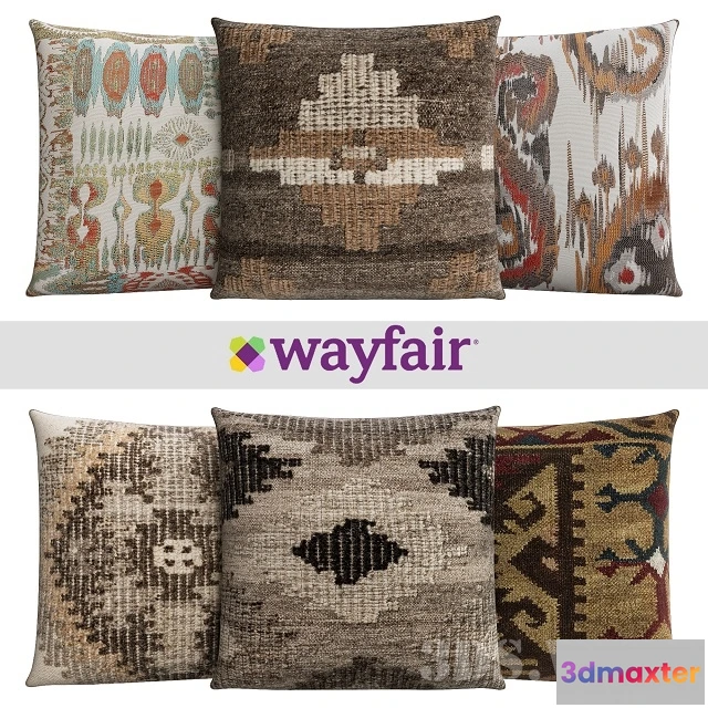 1603748 - decoration - Throw pillows from Wayfair Shop 7 3D Max