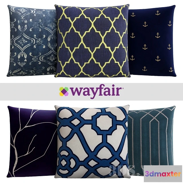 1603766 - decoration - Throw pillows from Wayfair Shop 3D Max