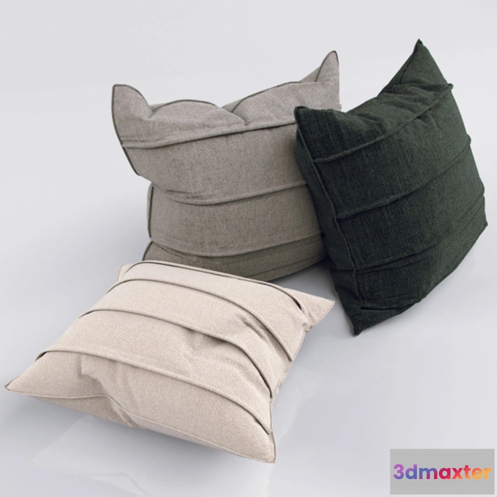 1603776 - decoration - Modern pillows sackcloth 3D Max