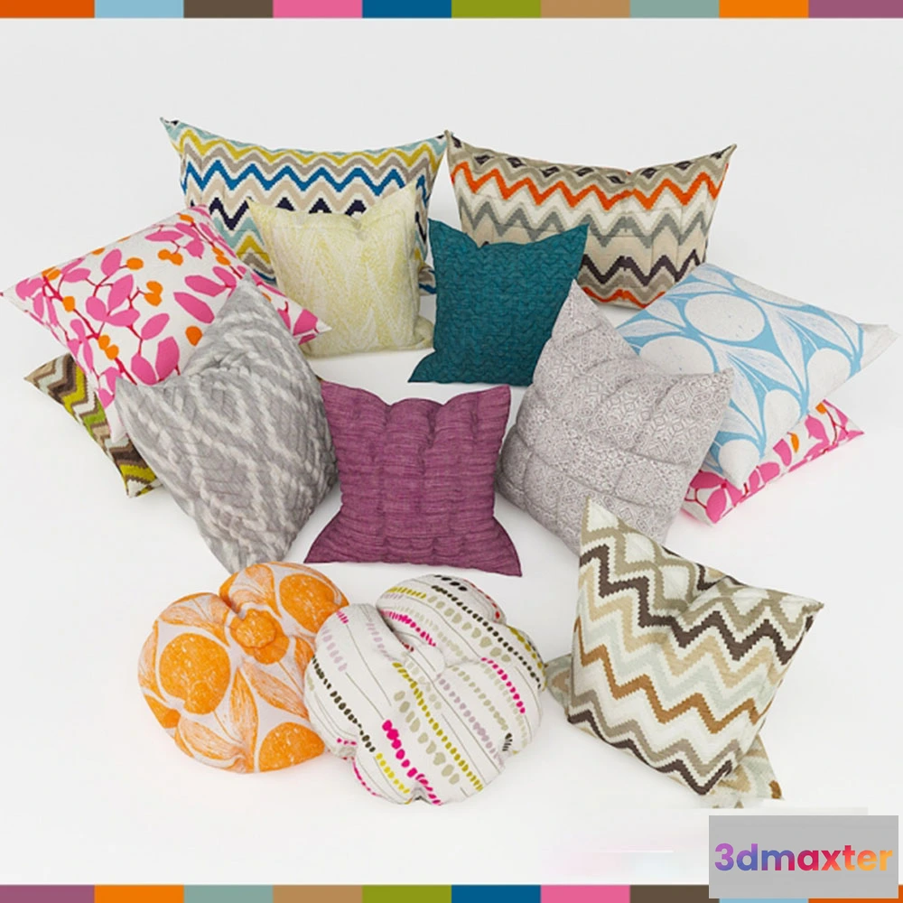 1603808 - decoration - Decorative pillows Romo 3D Max