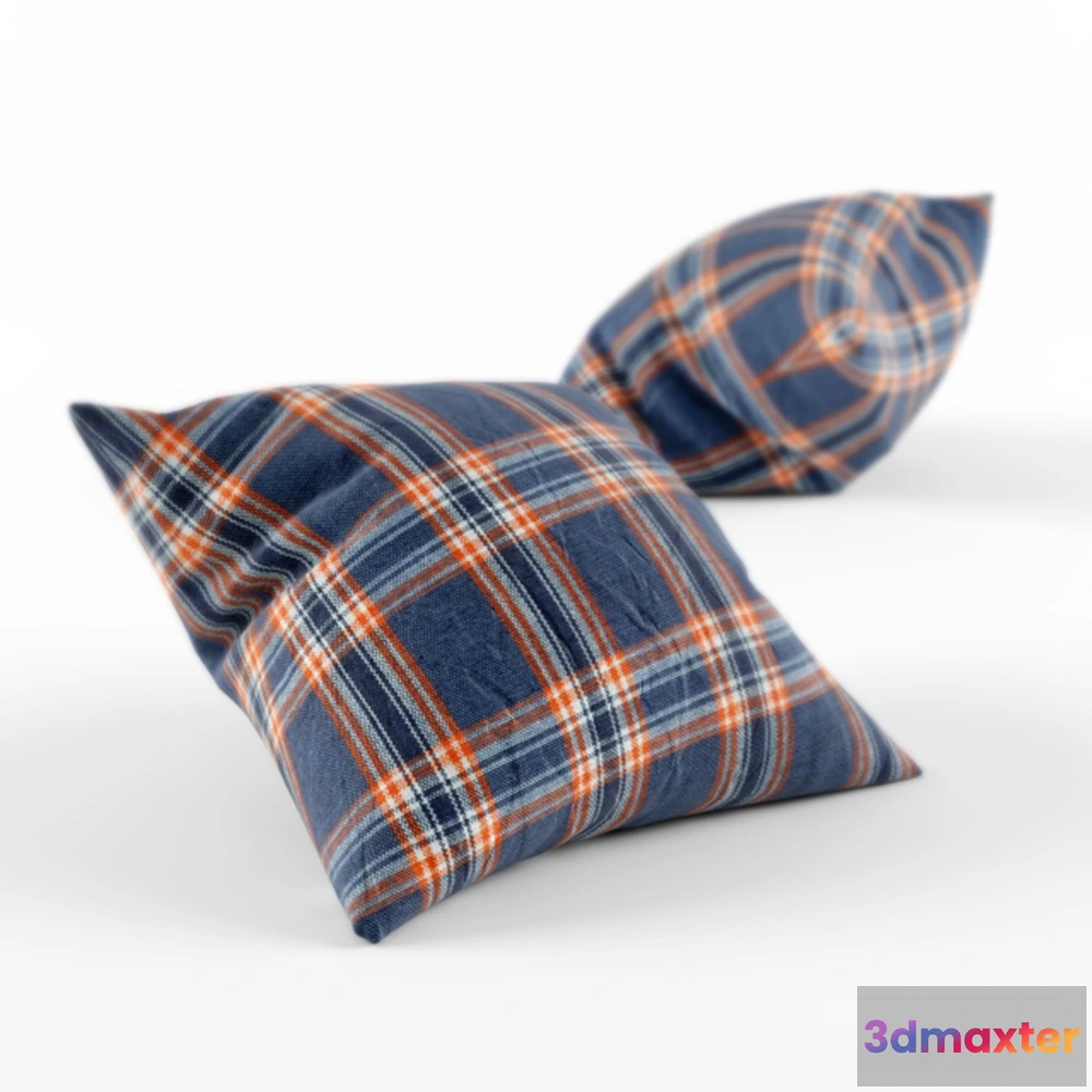 1603812 - decoration - checkered Pillows 3D Max
