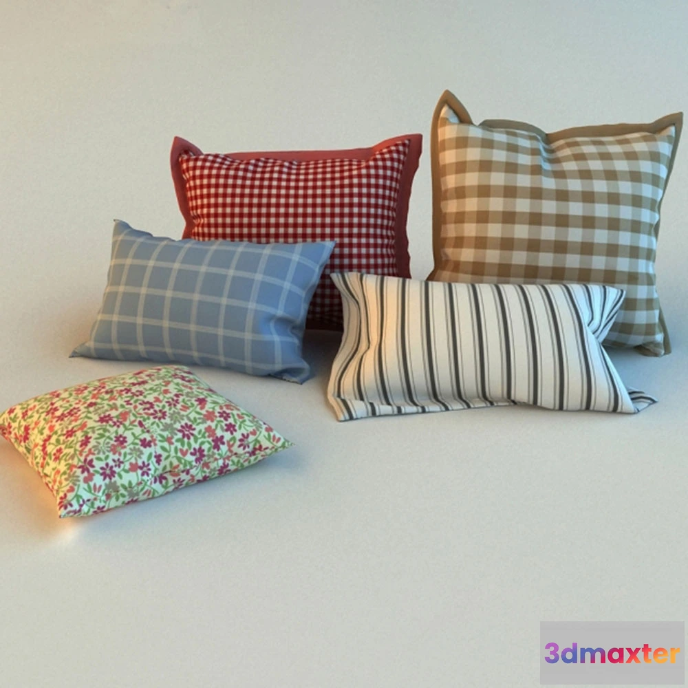 1603814 - decoration - Contemporary pillows 3D Max
