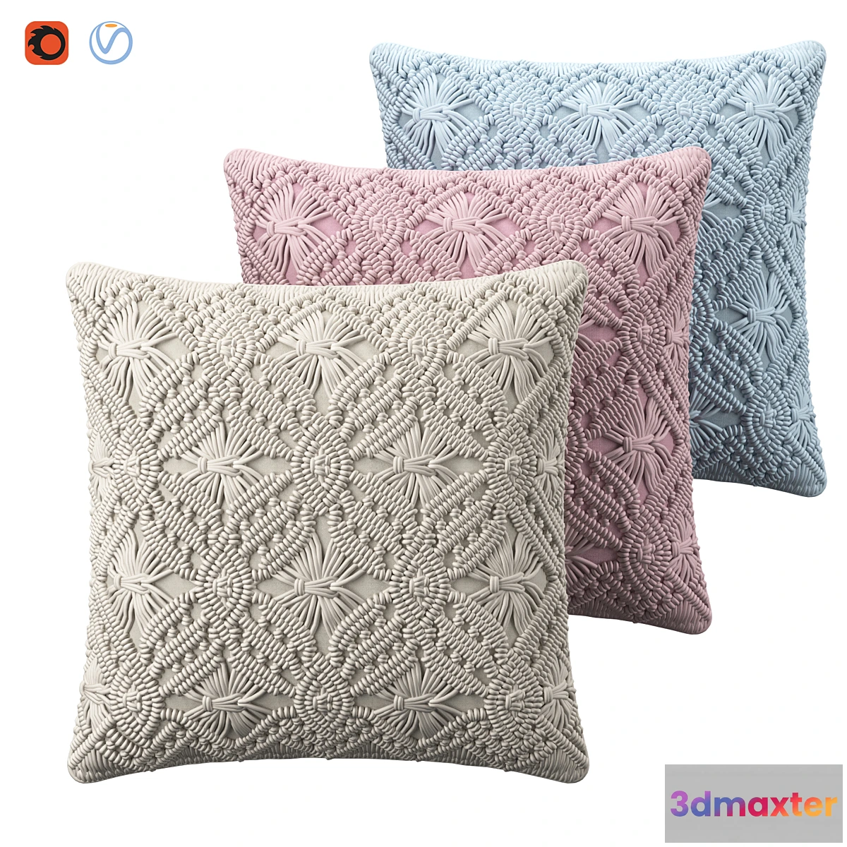 595159 - Knit cushion