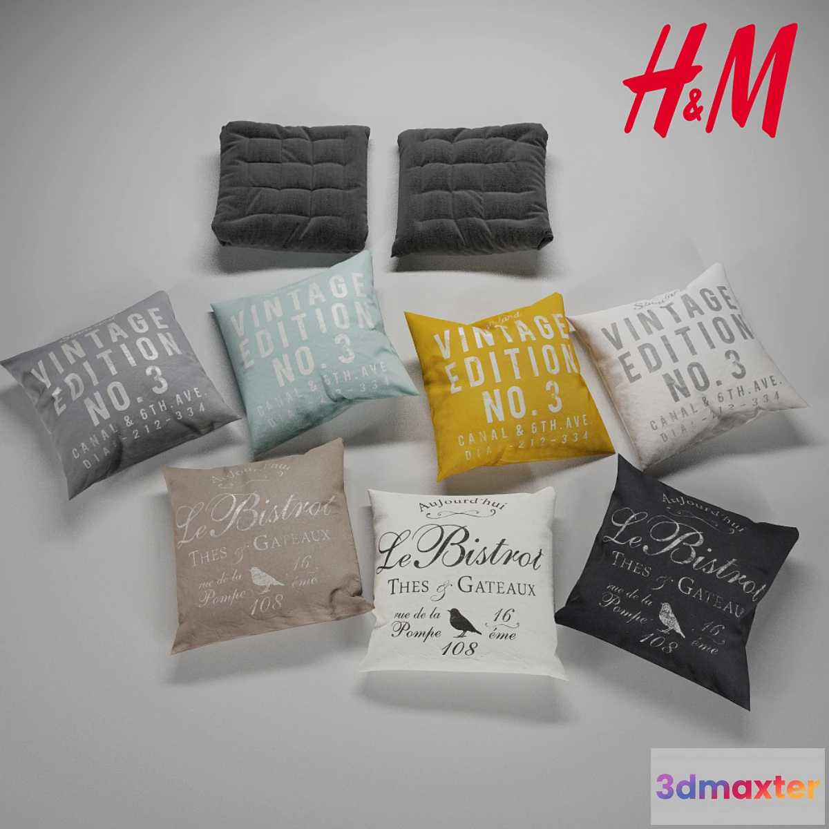 625181 - H & M Vintage pillow set