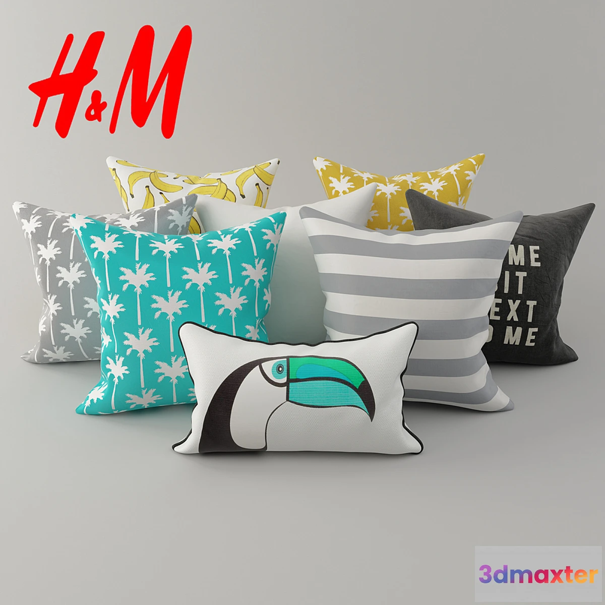650739 - Cushions from H & M Set 3 (tropical)