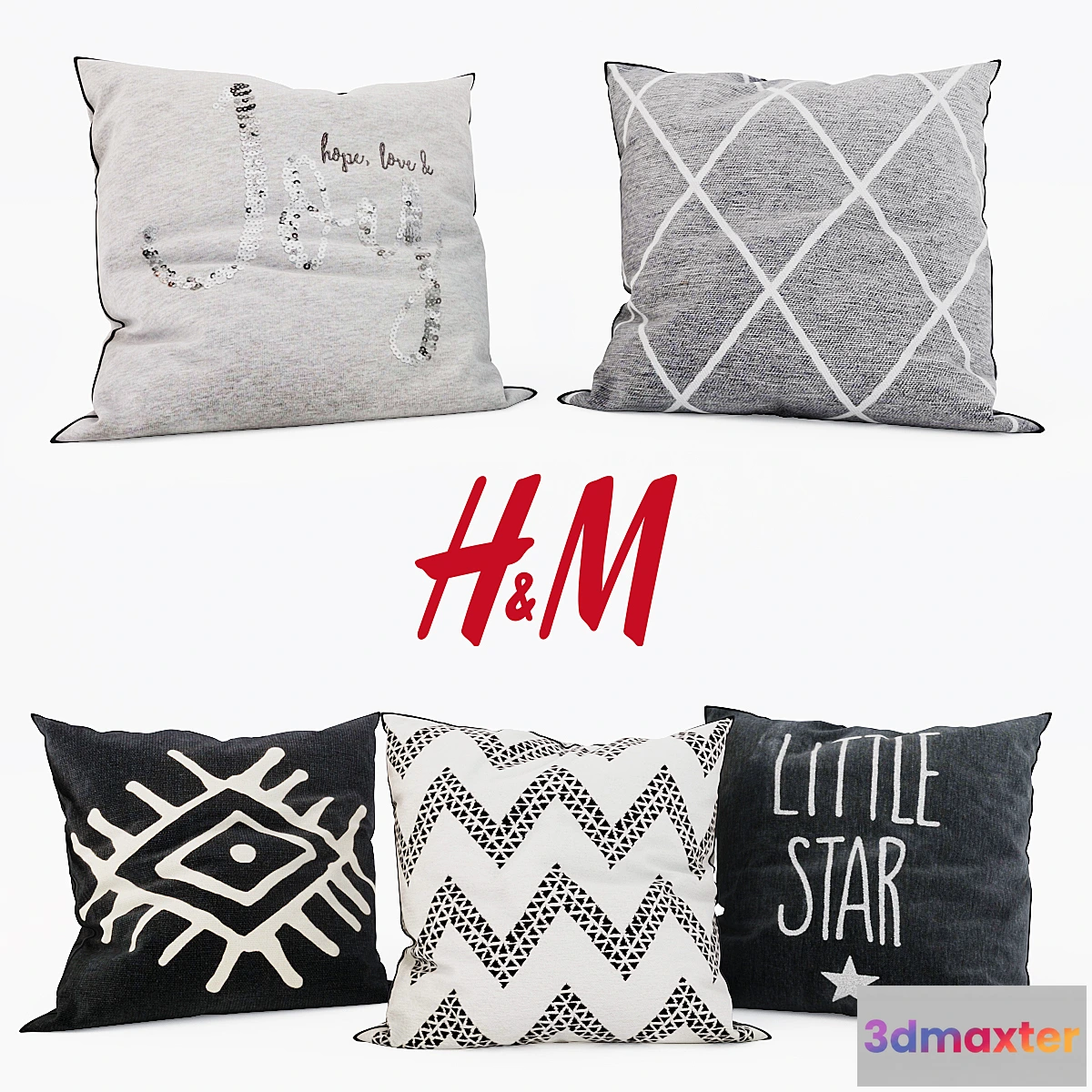 663505 - H & M Home - Decorative Pillows set 9