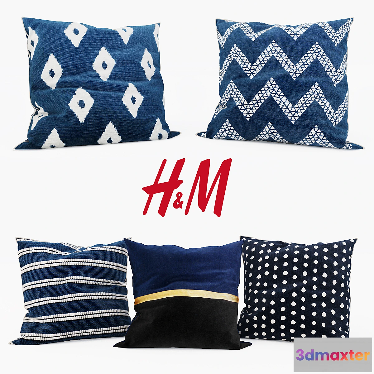 663509 - H & M Home - Decorative Pillows set 3