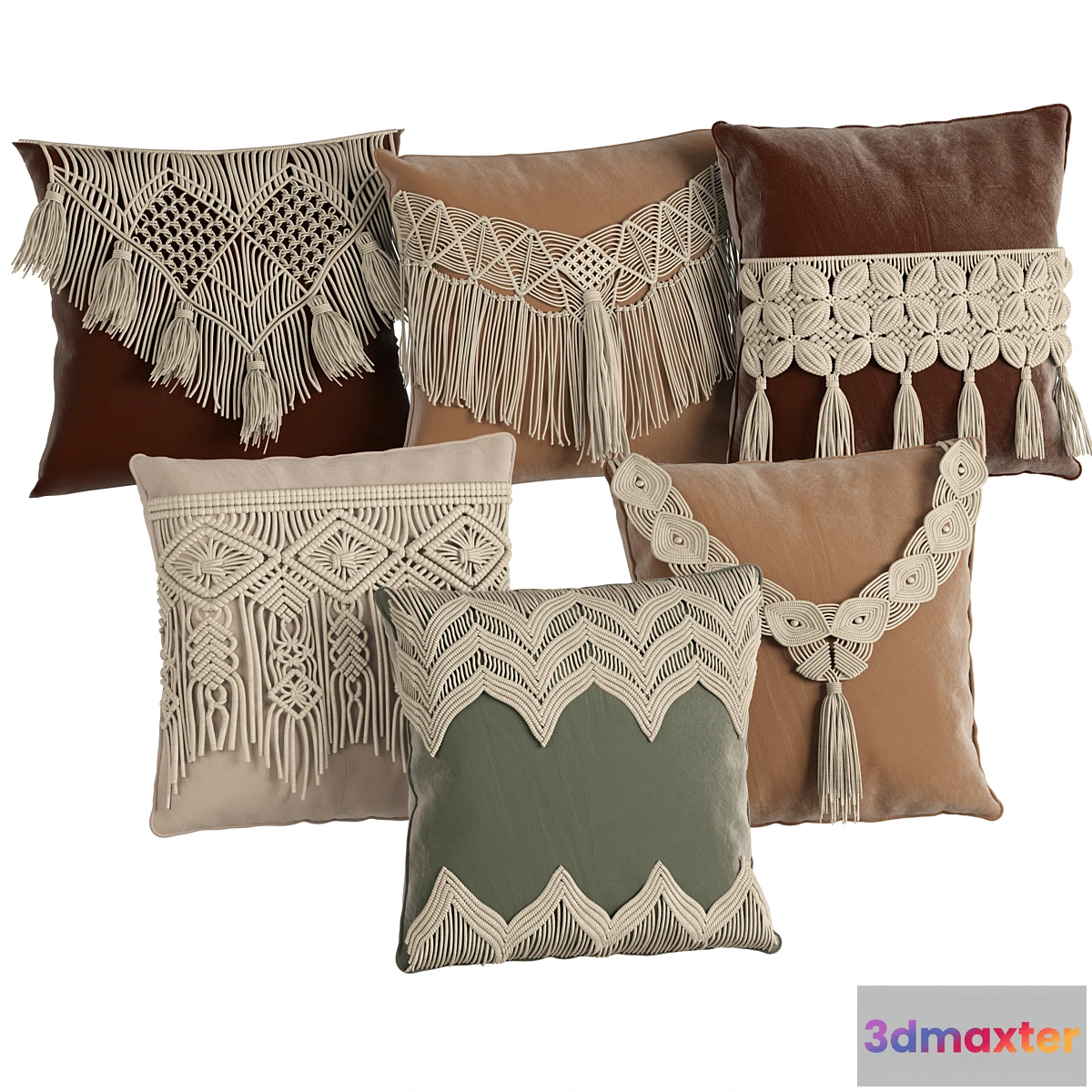 704674 - macrame pillow set 07