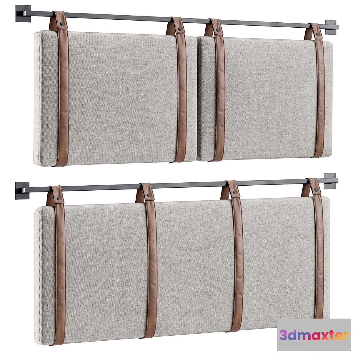 704766 - Hanging Pillow Headboard Set 2 - No.2