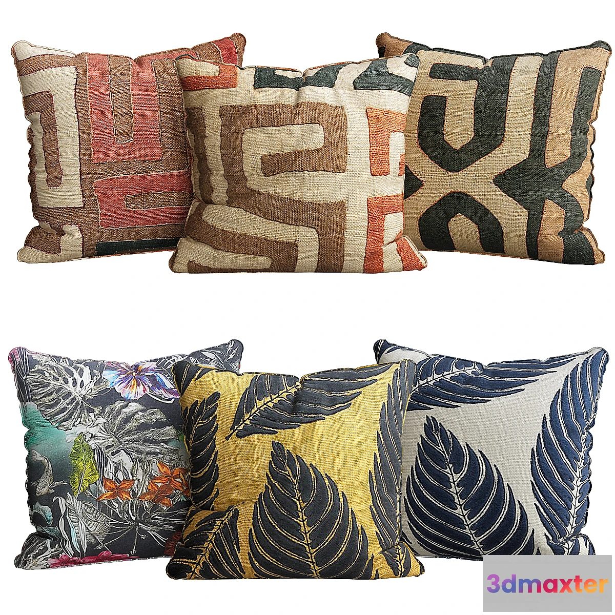 729092 - KUBA CLOTH PILLOW - No.2