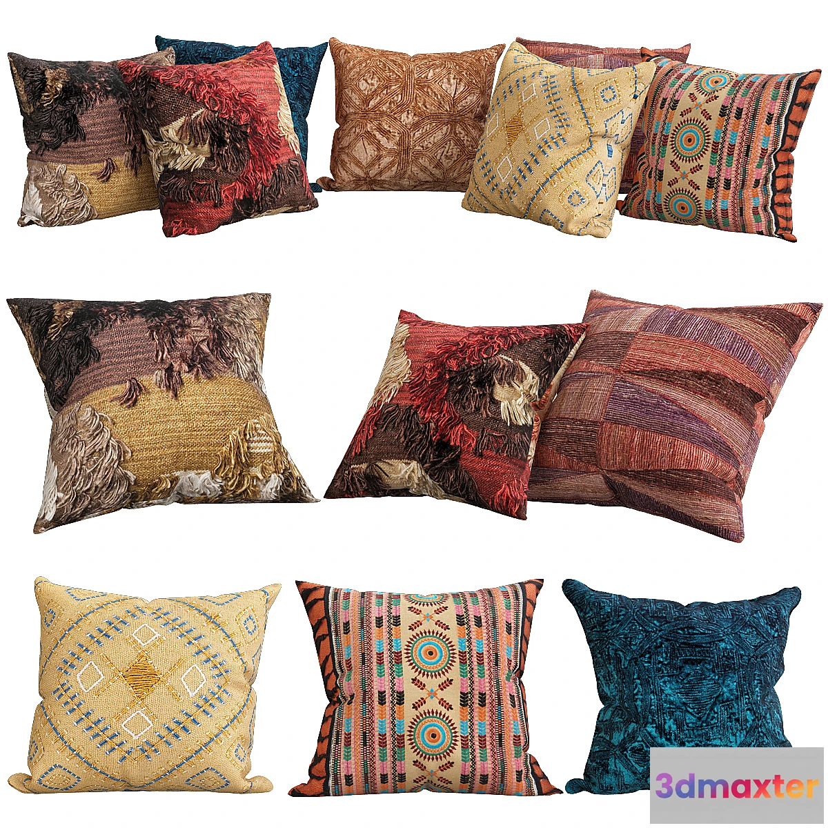 729116 - Pickens Fence Throw Pillow - No.2