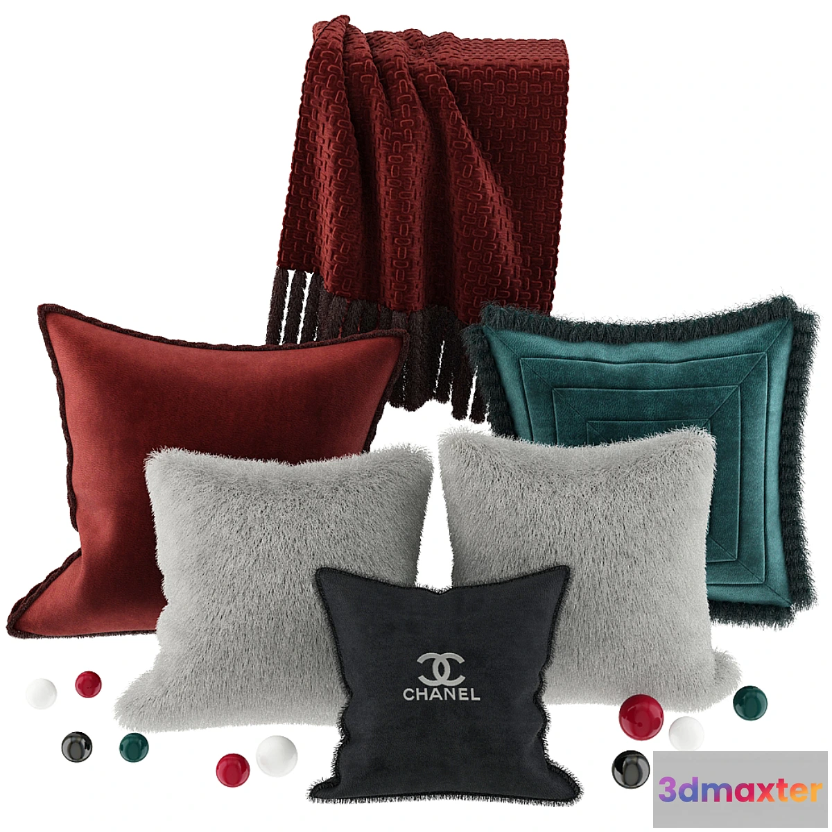 729142 - Fur Pillows CHANEL - No.2